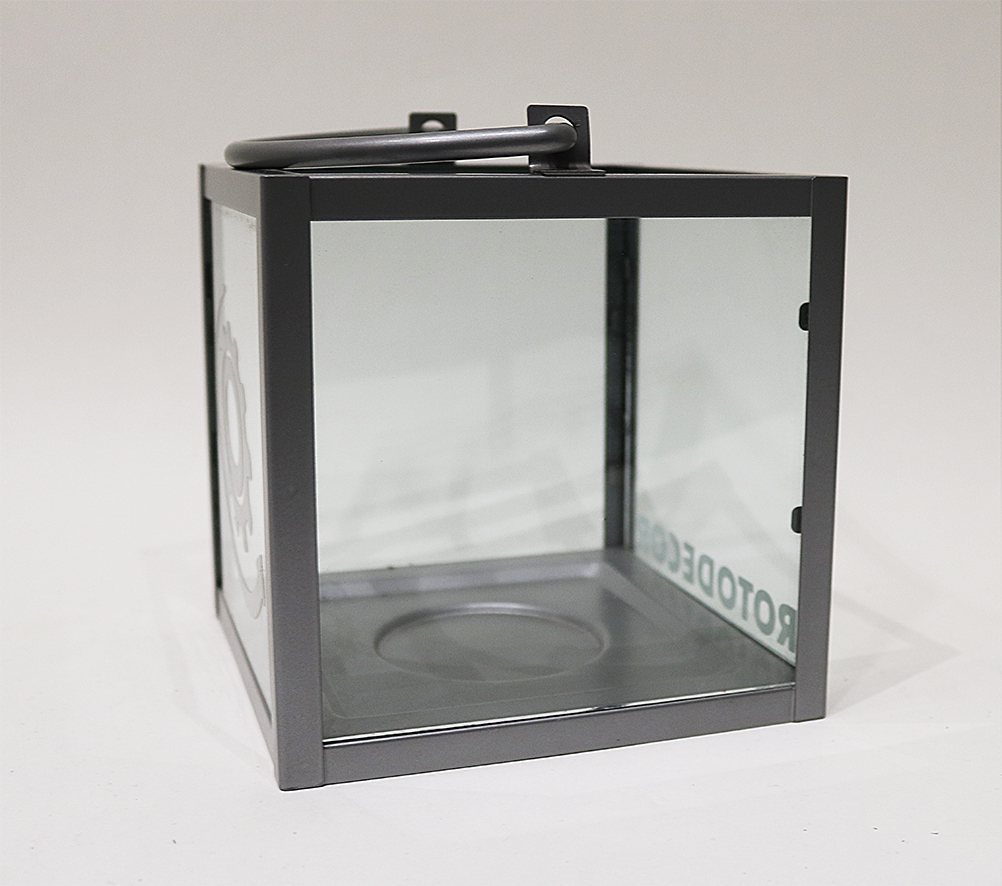 Windlicht Glaslaterne 14 x 14 x  14